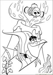 He is very eager to go to school at the beginning of the movie, but lazy at the end. Nemo Saved Coloring Page For Kids Free Finding Nemo Printable Coloring Pages Online For Kids Coloringpages101 Com Coloring Pages For Kids