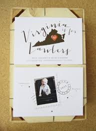 Natasha's Travel-Inspired Virginia Moving Announcements