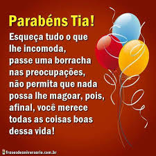 Parabens Tia Frases De Aniversario Quero lhe desejar um dia repleto de alegria e felicidade. parabens tia frases de aniversario