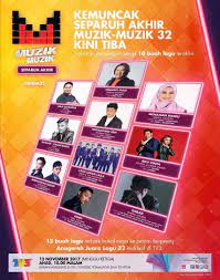 Separuh akhir muzik muzik 17 ialah sebuah program televisyen yang ditayangkan di tv3 sebagai sebahagian daripada proses penentuan juara dalam program mingguan muzik muzik di mana ia diadakan selama tiga pusingan bagi menentukan lagu mana yang layak bertanding di anugerah juara. Mr Mo On Twitter Kemuncak Separuh Akhir Muzik Muzik 32 10 Lagi Lagu Bakal Bertanding Lagu Manakah Yang Bakal Layak Ke Anugerah Juara Lagu 32 10 Mlm Ini Live Tv3 Tv3