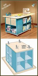 Elegant Ikea Kallax Dice Crafting Desk Diy Tutorial Crafting Kallax Tutorial Ikea Kallax Dice Craftin In 2020 Craft Table Diy Craft Room Tables Diy Craft Room Table