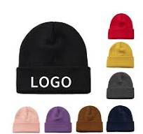 OEM ODM Wholesale Acrylic Plain Beanie Cap Keep Warm Custom Beanie Knitted  Winter Hat for Women Men