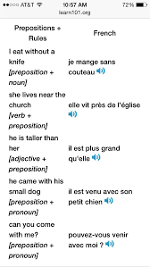 French Prepositions Pdf Egitim Fransizca