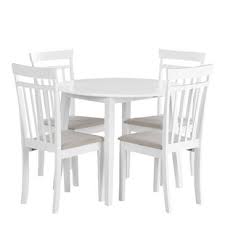 Reminescent of the finest wood craftsmanship era, this spacious round wooden table with matching chairs will enrich your dining room or games. Round Dining Table Sets You Ll Love Wayfair Co Uk
