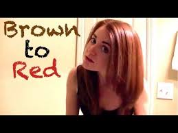 Dying My Hair From Light Brown To Cinnaberry Red Youtube