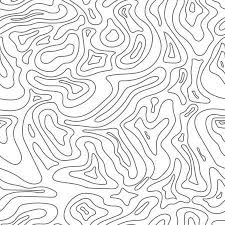 Topographic Map Seamless Pattern Seamless Patterns Seamless Pattern Vector Pattern
