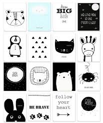 Nursery Wall Art Baby Room Decor Children Art Black And White Modern Nordic Art Scandinavian Monochrome Ki Baby Wall Art Baby Room Decor Nursery Wall Art