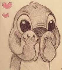 Een van de makkelijkste vormen van konijntjes zou degene die zijn rug naar jou toe heeft zijn. Schattige Tekeningen Disney Figuren Tekenen Coloring And Drawing