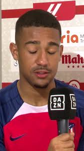 La pasión de Samuel Lino por la afición del Atlético