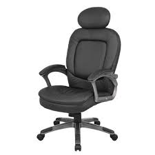 Executive Pillow Top Chair With Headrest Black Boss Office Products Symple Stuff Chair Executive Chair