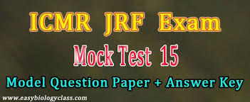 Life Science Icmr Jrf Mock Test 12 2019 Easybiologyclass Mock Test Life Science Model Question Paper