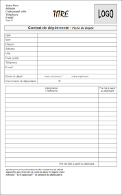 Exemple De Contrat De Depot Vente De Ceramiques Exemple De Contrat Depot Vente Contrat