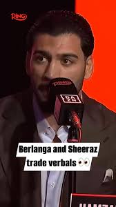 Edgar Berlanga and Hamzah Sheeraz went AT IT at the Ring III launch press  conference 😳 Ring III live