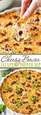 Cheesy Bacon Jalapeno Popper Dip All Recipes Easy Recipe Diy Food Recipes Stuffed Jalapenos With Bacon Recipes