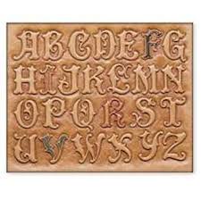 In this video, mcdermott demonstrates how to carve the letter 'r. this complex letter covers almost all of the techniques. 1 Craftaid Plastic Alphabet Template 72283 00 Stecksstore Leather Craft Patterns Leather Carving Leather Working Patterns