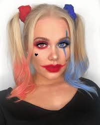 مكياج هارلي كوين In 2020 Halloween Face Makeup Face Makeup Makeup
