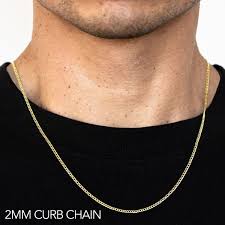 2mm Gold Necklace