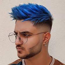 Pin By Bereccatoo On Hairstyle Boys Dyed Hair Blue Tips Hair Men Hair Color