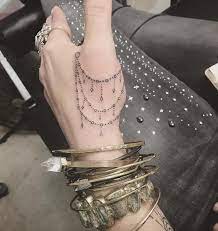 Jewelry Tattoo On Hand By Kayleigh Kerr Jewelry Tattoo Thumb Tattoos Jewlery Tattoo