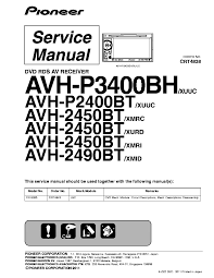 800 x 600 px, source: Pioneer Avh P3400bh P2400bt 2450bt 2490bt Service Manual Download Schematics Eeprom Repair Info For Electronics Experts