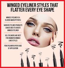 Permanent eyeliner can visually change the shape and size of the eye, but it's important to recognize the exact points at which the line should start, end, and how thick it should be in order to achieve the desired result. Winged Eyeliner Styles That Flatter Every Eye Shape Femina In