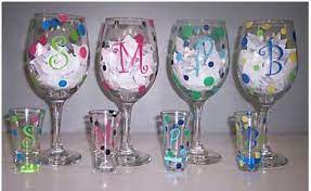 They multiply like rabbits when i turn my back to put away i painted some wine glasses to give as gifts. Pin By Kristin Mcwilliams On Wedding Bridesmaids Diy Wine Glasses Painted Diy Wine Glasses Painted Wine Glasses
