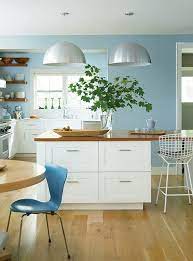 It really does live up to its name since it has the perfect mix of blue and green with a subtle grey undertone, she says. Kitchen Cabinet Color Ideas Inspiration Benjamin Moore Kitchen Cabinet Colors Green Kitchen Walls Light Blue Kitchens