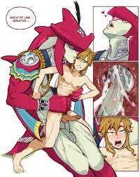 Rule 34 - Blonde Hair Breath Of The Wild Gay Link Sidon (zelda) Size  Difference Yaoi | 7578596