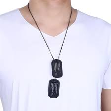 Custom Engraved Military Dog Tag Stainless Steel Id Name Tags Necklace Us Army Style Jewelry Leaf Charm Necklace Leaf Necklace Engrave Tag