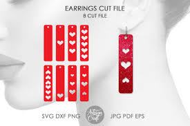 Free svg files for download. 2 Cricut Earring Svg Designs Graphics