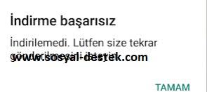 Whatsapp Indirme Basarisiz Indirmiyor Sosyal Destek