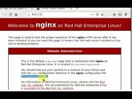 Linux Tutorial Nginx Installation Nginx Webserver Installation Ngi Linux Installation Red Hat Enterprise Linux