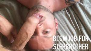 Blowjob for my Stepbro with Big Dick and Big Balls and Massive Facial  Cumshot 