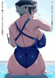 Rule 34 - Alternate Costume Ass Backboob Big Ass Big Breasts Black And  White Hair Coach Female Female Only Glasses Huge Breasts Japanese Text  Kingofbandit156 Made In Abyss Nipple Bulge One-piece Swimsuit