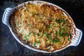 Melt the rest of the butter in the pan with the scallops, then add the shallots, garlic, and parsley and saute for 2 more. Simple Potato Gratin Smitten Kitchen