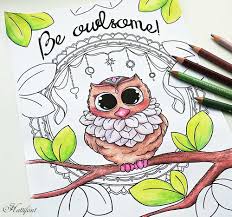 Download this running horse printable to entertain your child. Hattifant Owlsome Owl Coloring Pages Kids Adults Hattifant