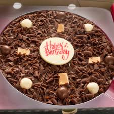 Here is the recipe and instructions. Happy Birthday Chocolate Pizza The Gourmet Chocolate Pizza Co