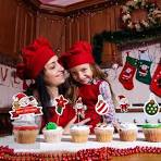 24 Pcs Christmas Cupcake Toppers - Merry Christmas Toothpick Flags For  Holiday Party Decorations