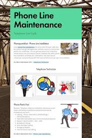 Phone Line Maintenance Phone Maintenance Telephone Line