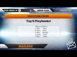 Madden 15 Top 5 Offense And Defensive Playbooks Youtube