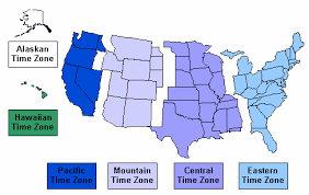 United States Time Zone Map Maps And Time Zone Map