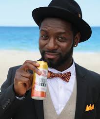 Life's a beach in ginger beer ad