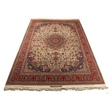 Persisk silke Qum, semiantik. 19tallets midte. 152 x 107 cm.