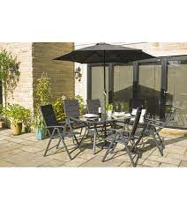 Image For Brisbane 6 Seat Reclining Chair Dining Set From Studio Outdoor Decor Outdoor Furniture Sets Outdoor Furniture