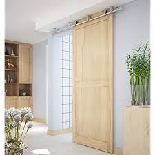 Bypass doors make for efficient use of space since they require no space for the doors to swing out into the bathroom. Amazon Com Diyhd 12ft Stainless Steel Ceiling Mount Double Sliding Barn Door Hardware Home Improvement