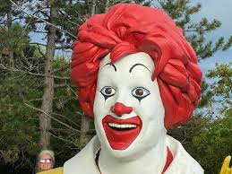 Anyone ever see a giant Ronald McDonald in Gary?