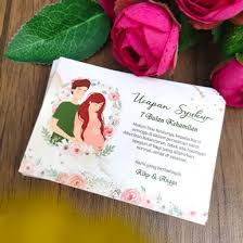 Jual kartu ucapan label untuk syukuran kehamilan 4 & 7 bulanan 10 x 7.5 cm dengan harga rp550 dari toko online neo artsy, kab. Powa