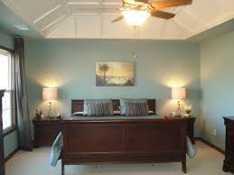 Master Bedroom Paint Colors In Fresh And Warm Sense Blue Wall White Ceiling Wooden Bed Fr Bedroom Paint Colors Master Master Bedroom Colors Home Decor Bedroom
