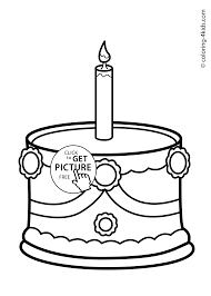 These spring coloring pages are sure to get the kids in the mood for warmer weather. Cake Birthday Party Coloring Pages Birthday Cake Coloring Pages For Kids Coloing 4kids Com