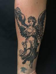 They are striking, often symbolic, and can be incorporated into a variety of designs. Black Borneo Tattoo Studio On Twitter Crosshatching Tattoo Crosshatchtattoo Angel Done By Raciel Romero